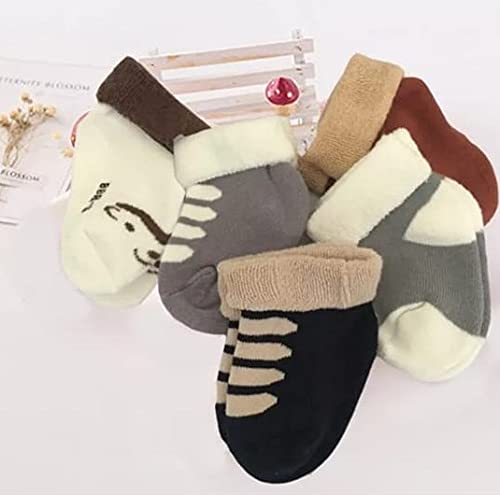 New Born Baby Ankle Length Socks Woolen (4pcs)