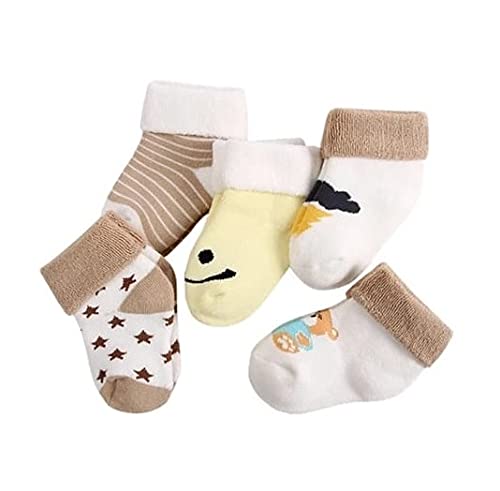 New Born Baby Ankle Length Socks Woolen (4pcs)
