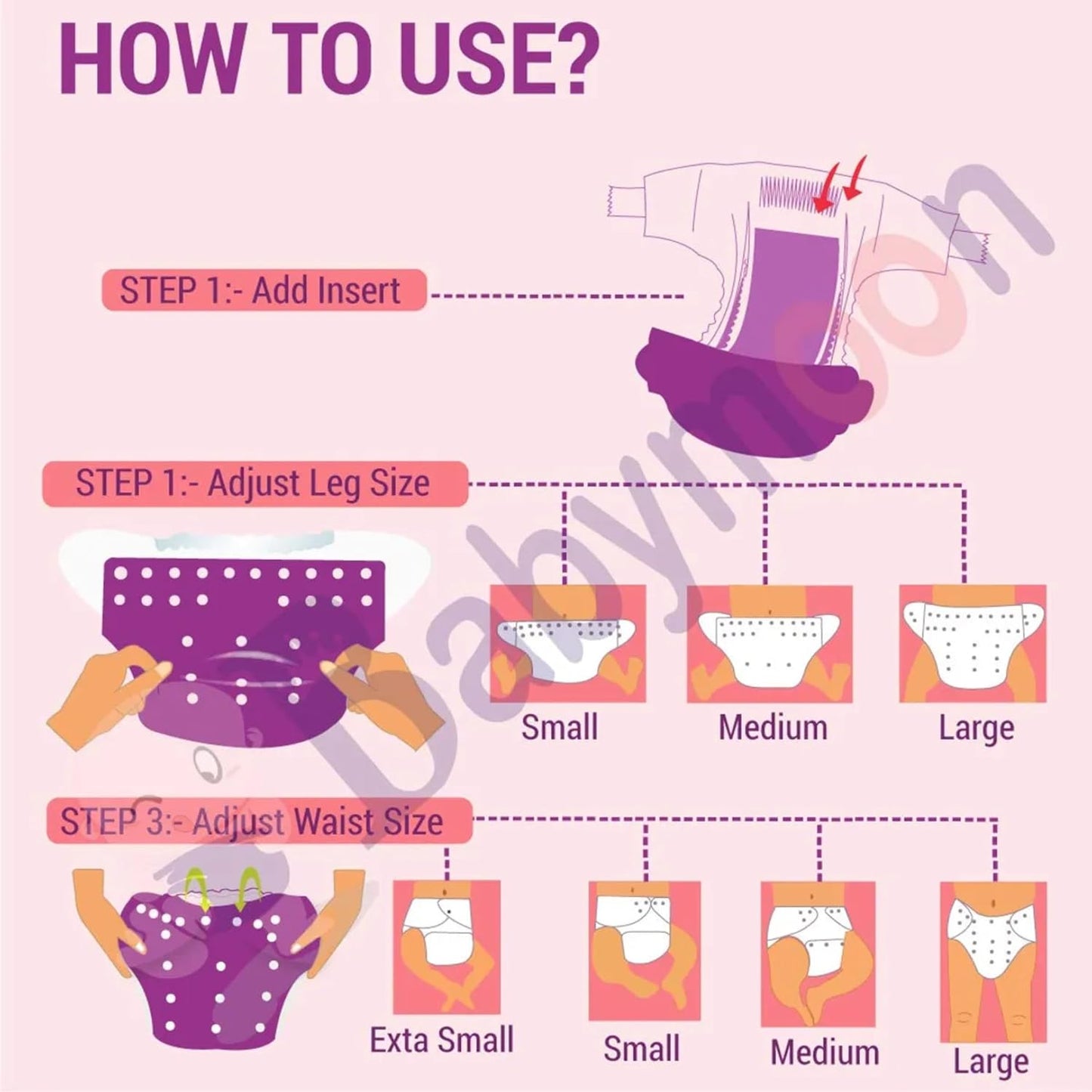 Washable Baby Cloth Diaper