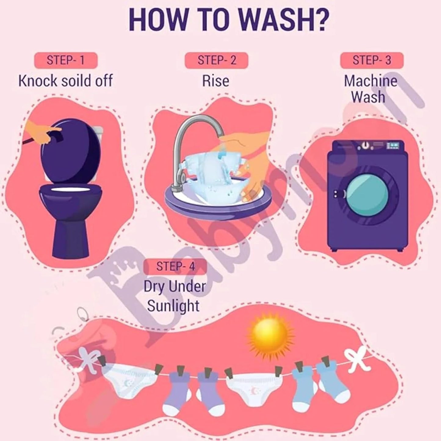 Washable Baby Cloth Diaper