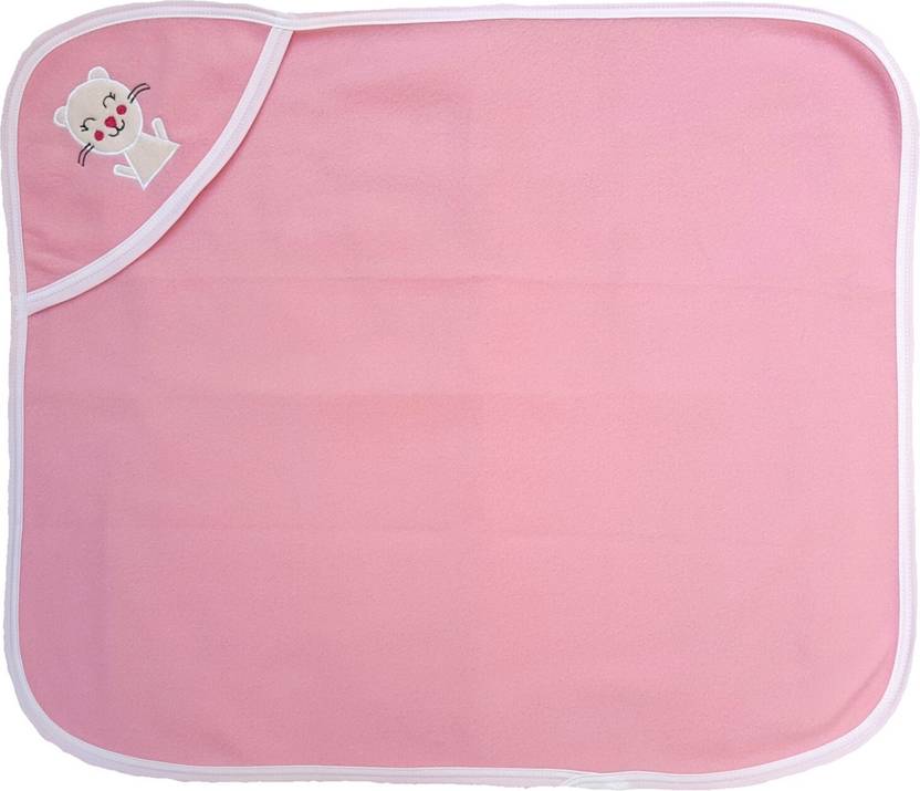 Embroidered Single Hooded Baby Blanket (3pc)